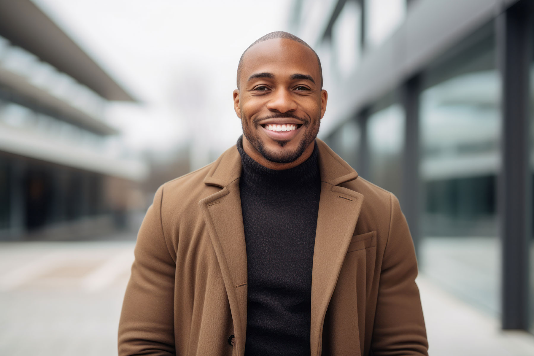 a person smiles while outside after setting their recovery goals