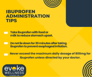 ibuprofen administration tips